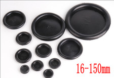 For 16mm 150mm Black Blanking Grommets Rubber Closed Grommet Blind plug Bungs