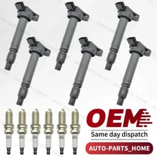 90919-02250 IGNITION COILS+Spark Plug FOR 673-1309 Lexus Toyota Venza 5.7L UF507