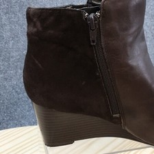 Bottines Isaac Mizrahi Live ! En Cuir Vin - Pointure 6W, Neuf Avec étiquettes
