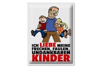 Blechschild Spruch 30X40 Cm Liebe Meine Frechen Kinder Deko Schild