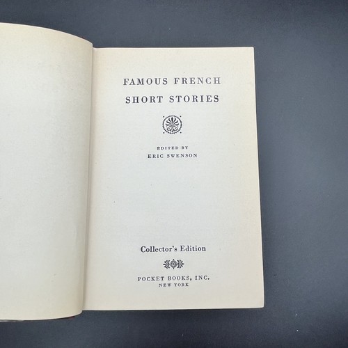 Famous French Short Stories Collector's Edition Eric Swenson 1947 First Printing - Picture 9 of 10