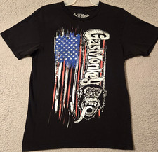Gas Monkey Garage USA Flag Black T Shirt - Adult Small - 100% Cotton Made in USA