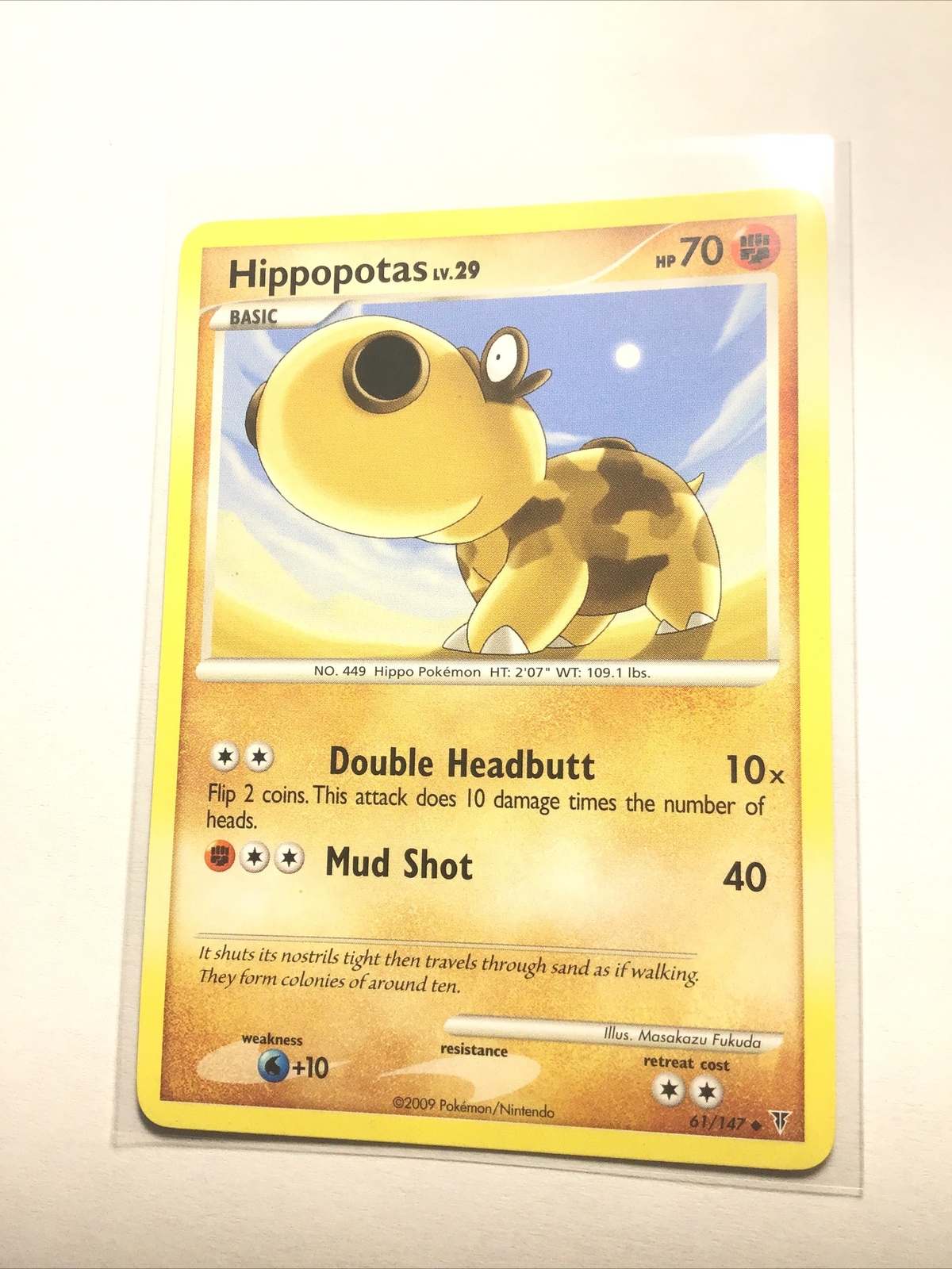 HIPPOPOTAS - 61/147 - Supreme Victors - Pokemon Card - LP