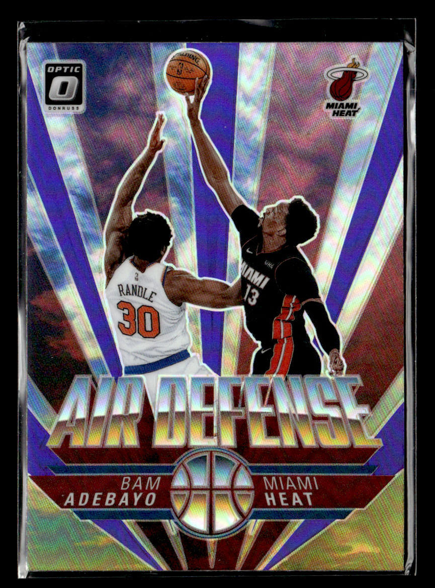 2021-22 Donruss Optic #4 Bam Adebayo Air Defense Holo card | eBay