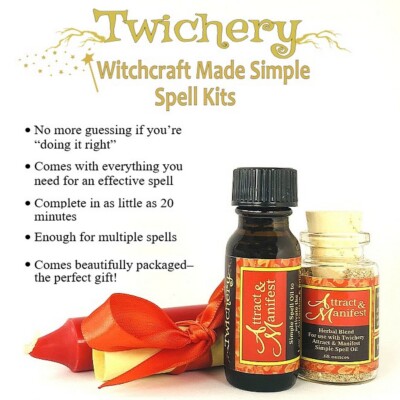 ATTRACTION SPELL KIT, Object of Desire, Activate the Law of Attraction, TWICHERY