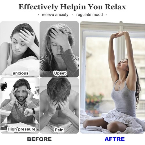 Anxiety Relief Breathing Necklace Mindfulness Decompression Meditation Breath - Picture 11 of 47