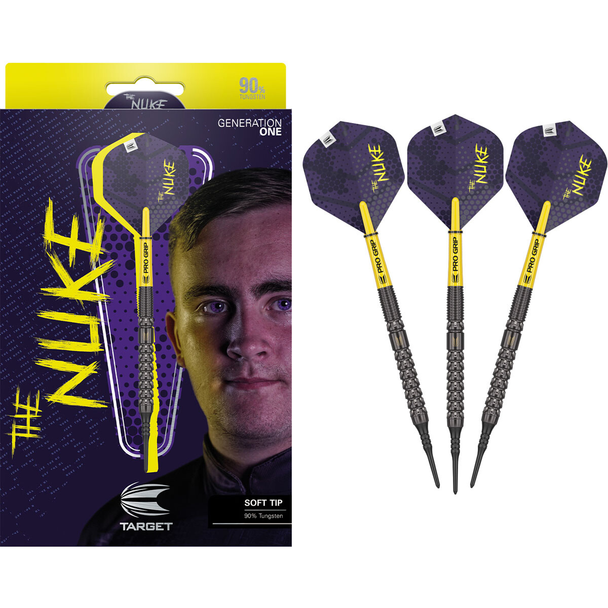 TARGET LUKE LITTLER 2BA THE NUKE ルークリトラー Luke Littler 90% Soft Tip Darts by Target | eBay