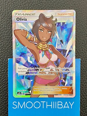 Olivia FULL ART AS1b 164/150 SR Pokemon TCG Card Indonesia NM-Mint