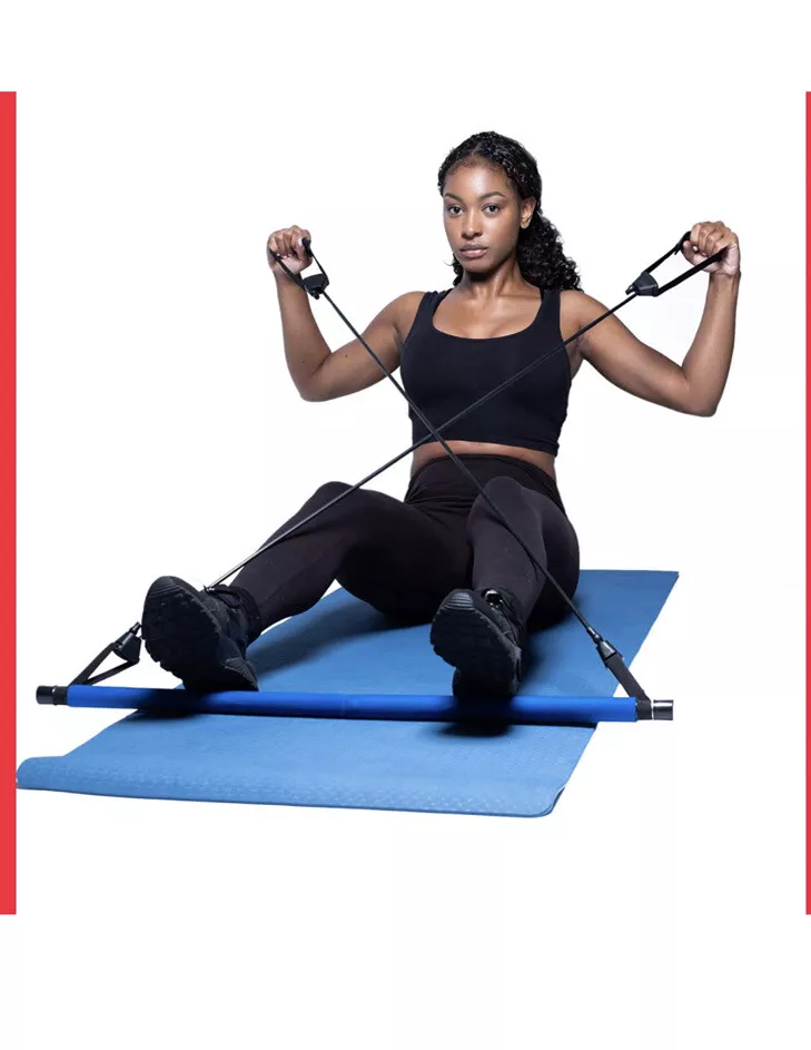 Kiki Walker Pilates Bar Stick – Professional Pilates Bar Kit for Home & Gym  Work