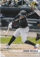 2024 Scranton Wilkes Barre RailRiders Jose Rojas RC Rookie NY Yankees Minor Card