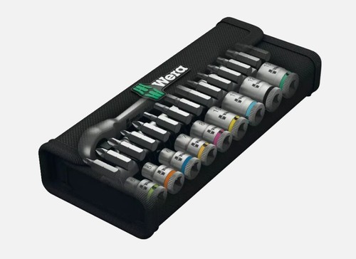 Wera Zyklop Knarren-Sets – 1/4", 3/8", 1/2" Antrieb, metrisch, 27–29-teilig - Bild 12 von 13