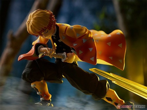 figma Demon Slayer Zenitsu Agatsuma DX Edition Non-scale ABS & PVC Pre-painted - Picture 11 of 12