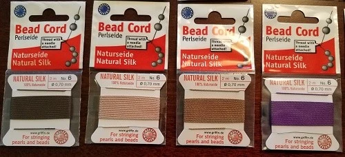 Cuentas de seda natural Griffin para encordar perlas y cuentas Foto 3 de 4