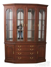 55842EC: HENKEL HARRIS Model 2364 Cherry China Cabinet