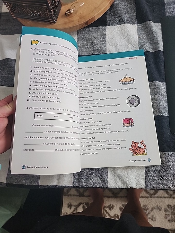 Reading & Math Jumbo Workbook Grade 4 9780439786034 eBay