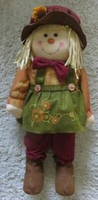 Thanksgiving Harvest Scarecrow Girl Harvest Fall Decor 25 Inches Centerpiece
