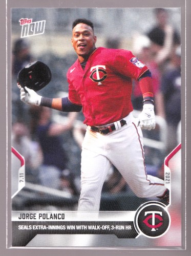 2021 Topps Now 491 Jorge Polanco