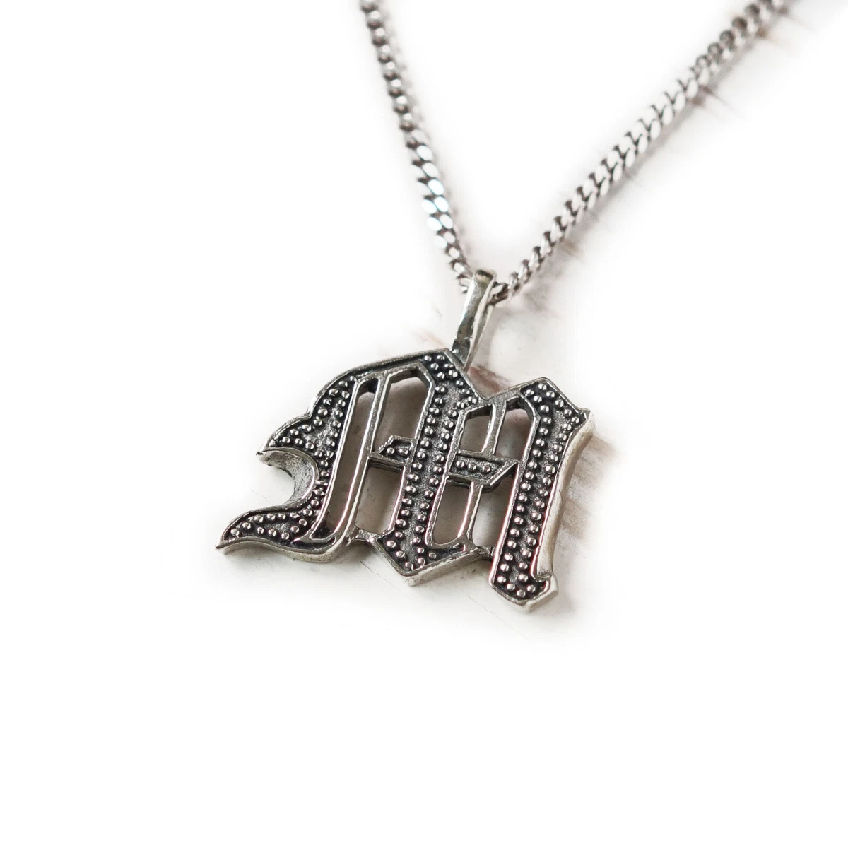 Gothic m necklace outlet