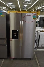 Whirlpool WRS325SDHZ 36" Stainless Side By Side Refrigerator #12995 BFSALE