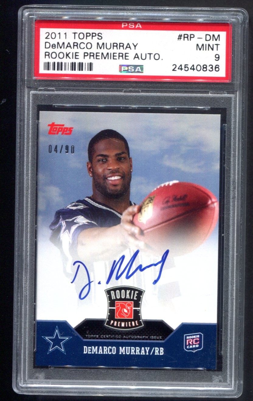 DeMarco Murray Topps Rookie Premiere Autographs #RPDM Base