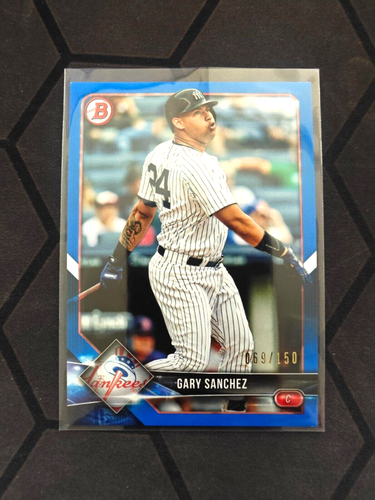 2018 Bowman Baseball Blue Gary Sanchez 69/150