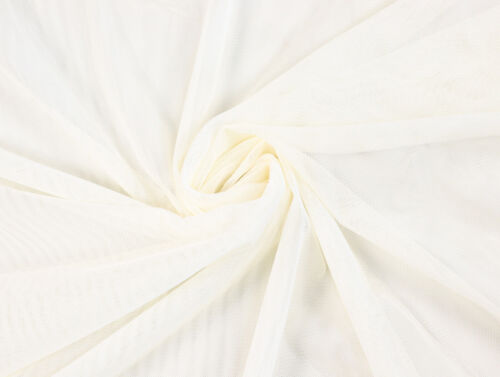 FINE GULLE Wedding Mesh Tender Soft Elastic CREAM EUR 4.99/m - Picture 1 of 1