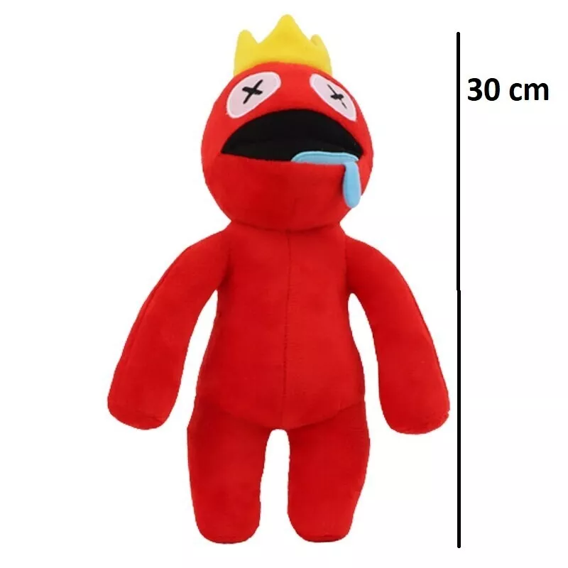 Rainbow Friends Stuffed Toy Cartoon Plush Red Doll 30cm Soft