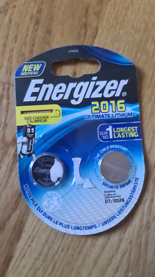 Energizer Ultimate Lithium CR 2016 3V Knopfzelle im 2er Maxiblister (Art.Nr.62)