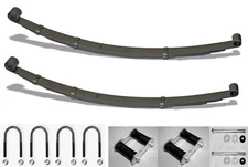 NEW! 1965 - 1966 Mustang Rear Leaf Springs Kit with shackles U bolts I-bolts set