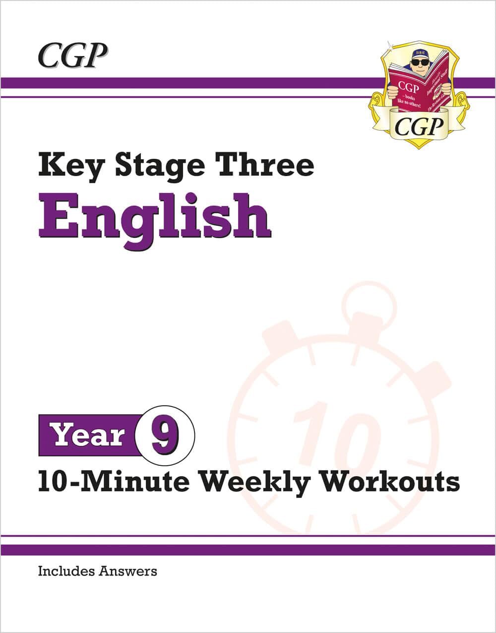 Ks3 Year 9 English 10-Minute Weekly Workouts Cgp Books - Image 2