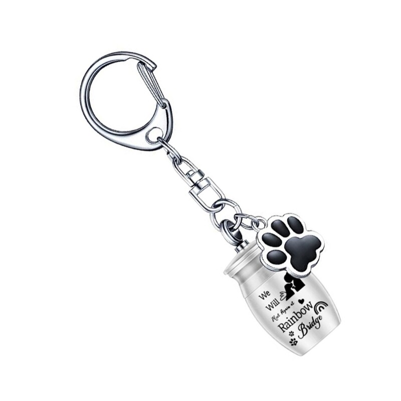 Pet Cremation Urn Pendant Memorial Keychains Cats Ashes Collection