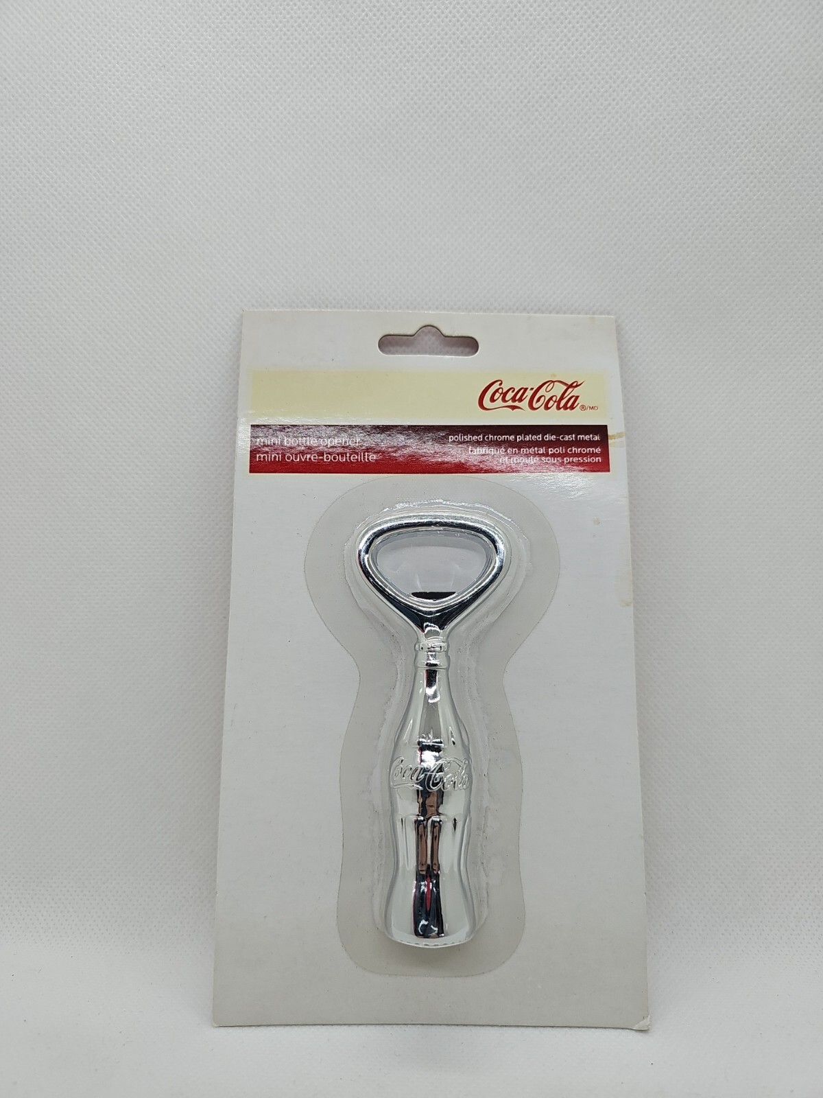 Vintage Chrome Tablecraft CocaCola Coke Polished Mini Bottle Opener