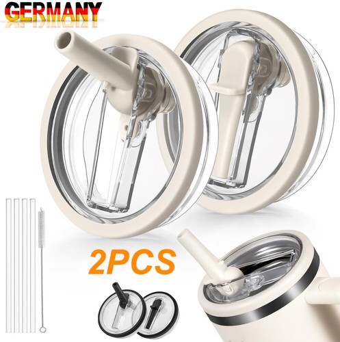 2*Thermobecher Deckel Auslaufsicher Ersatz für Stanley 40oz Tumbler Cup Quencher - Bild 2 von 19
