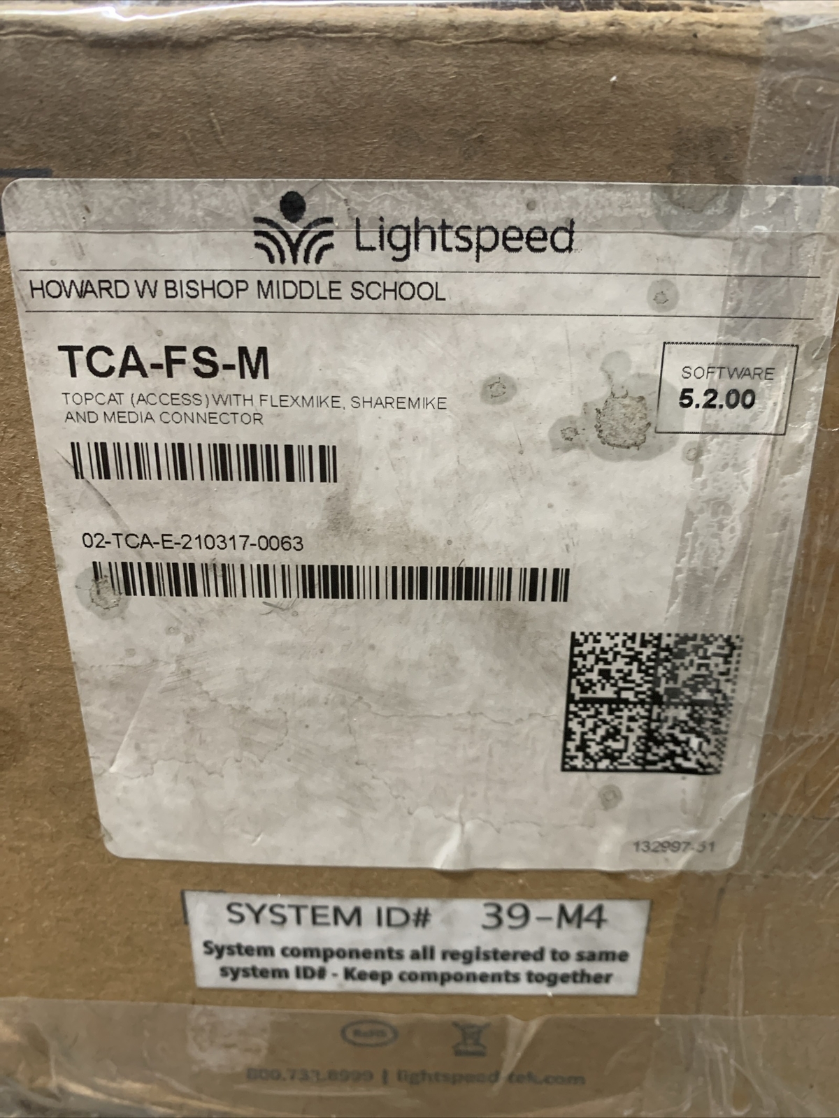 TOPCAT LIGHTSPEED ALLINONE FULL RANGE AUDIO TEACHER INSTRUCTIONAL