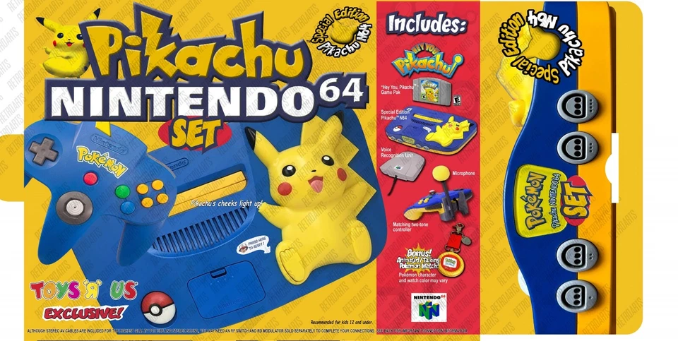 Nintendo 64 - Console Box PIKACHU SET - Photoshop Art To Print - Image 4 of 4