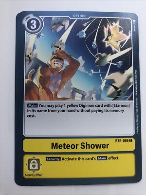 Meteorschauer - BT5-098 C - Common - Gelb - Battle of Omni - Digimon TCG