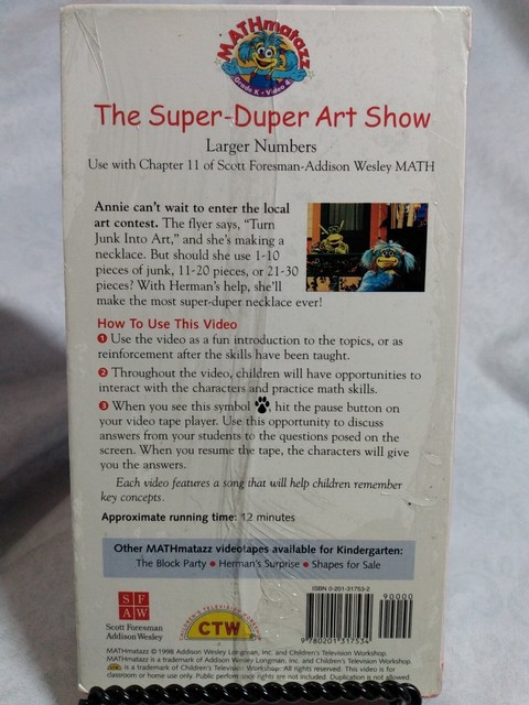 Mathmatazz (Video, VHS Format) for sale online | eBay