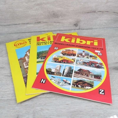 Kibri Kataloge 3 Stück von 1976-1980 - #A83 - Bild 1 von 4
