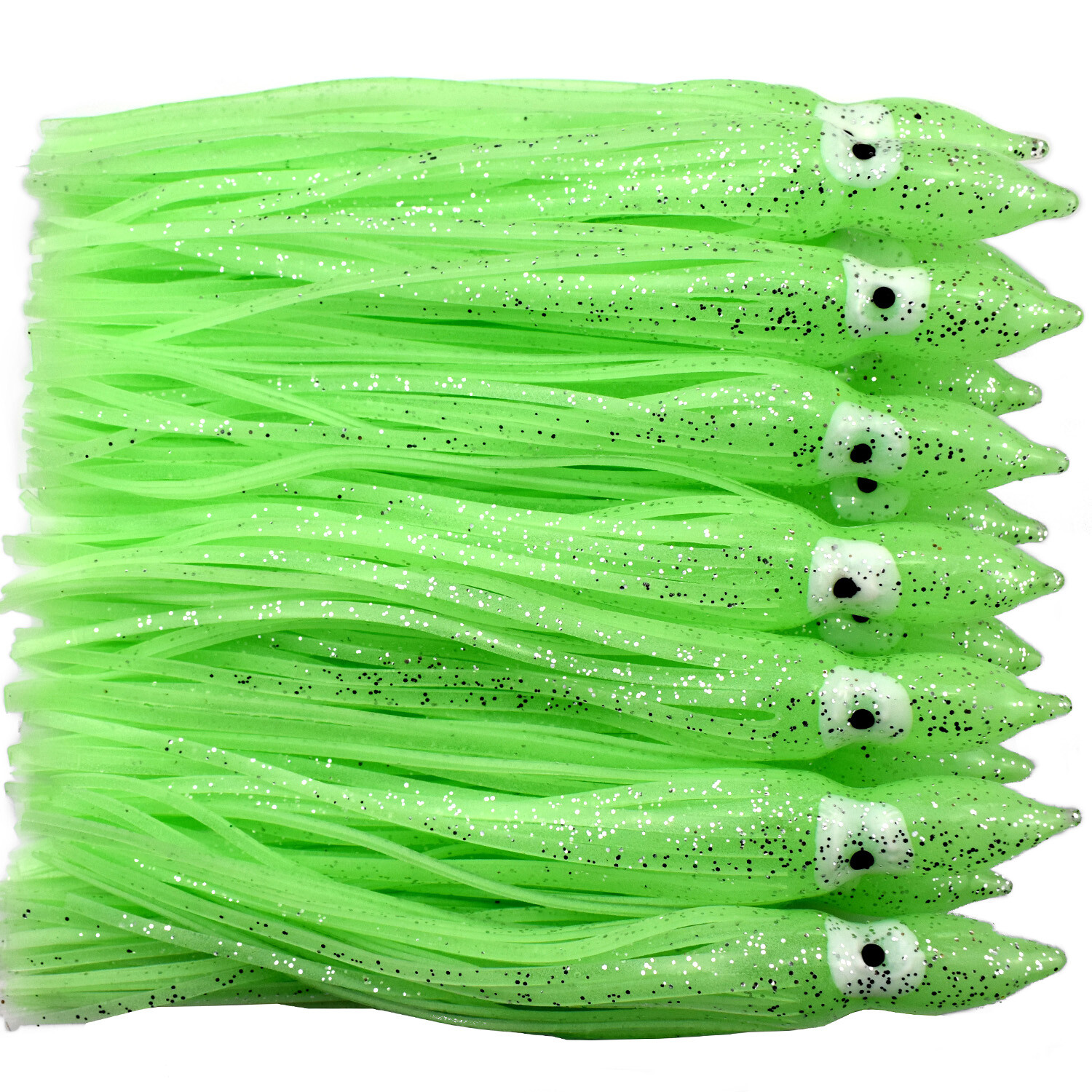 50pcs Squid Skirt Soft Fishing Lure Octopus Skirt Trolling Bait Hoochies Lure