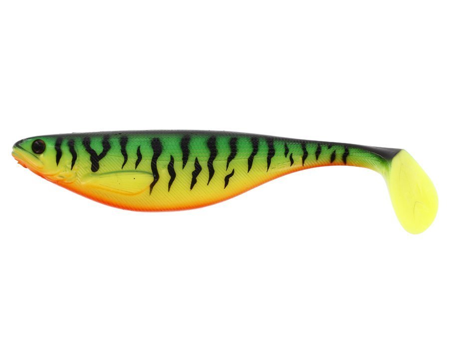 Westin ShadTeez Slim Pesce Di Gomma Per Luccio - 18 Cm, 33 G, Design Sottile, Dipinto A Mano - 5