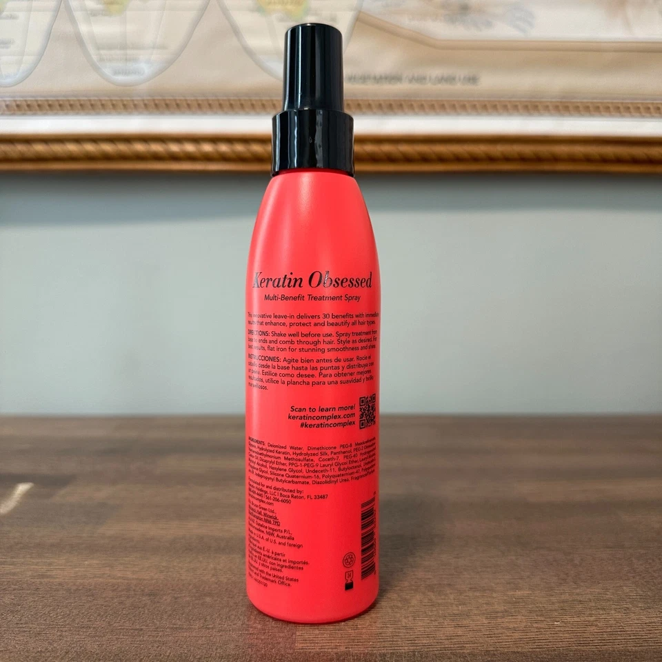 NEW Keratin Complex Keratin Obsessed Multi-Benefit Treatment Spray 5 oz Leave In - Image 3 of 4