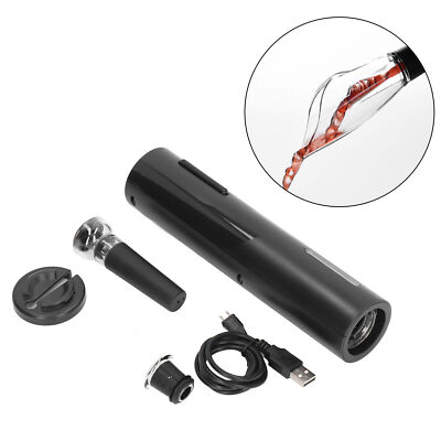 Electric Wine Opener Rechargeable Automatic Wine Bottle Opener Set With USB