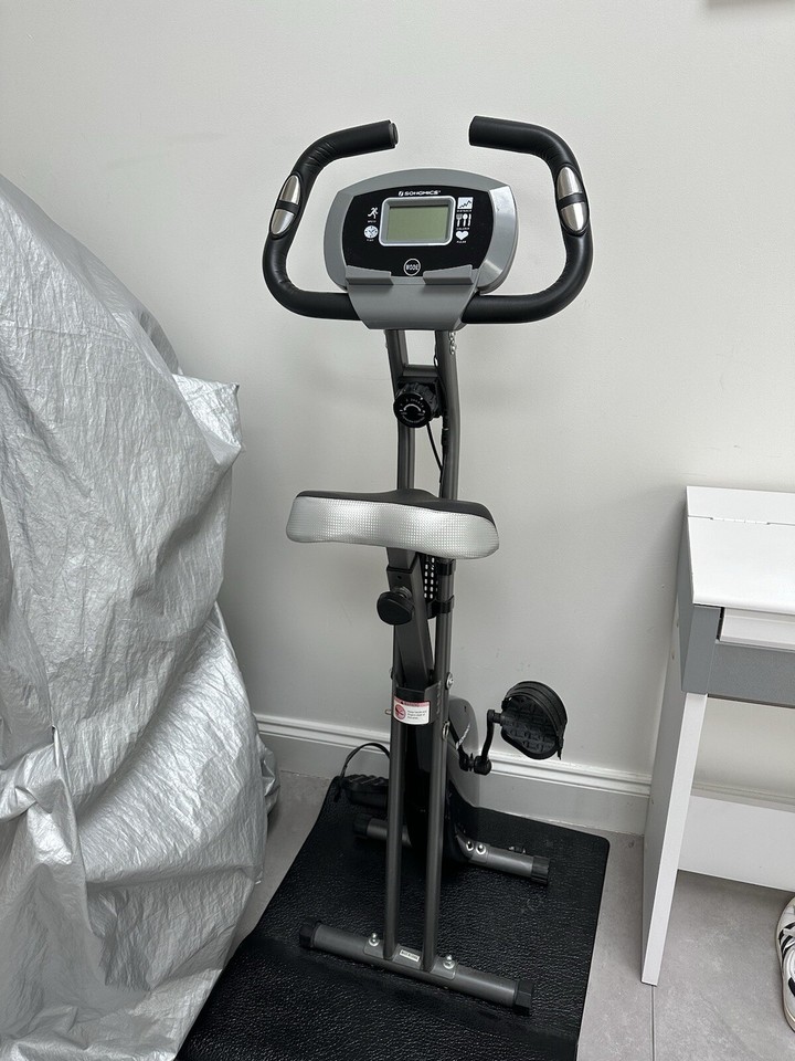 folding exercise bike used eBay