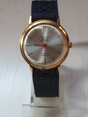 POLJOT De Luxe 29 Jewels Gold Plated Au20 Automatic USSR Made Watch