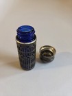 Vintage Cobalt Blue Glass And Silver Plate Pepper Shaker , 2 1/2 Inches Tall — photo 5