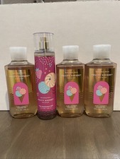 Lot of 4 NEW Fruity Sherbet Scoop Shower Gel Mist - Bath Body Works