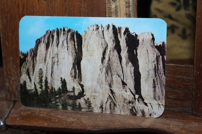 Vintage Postcard The Hoodoos Dutch Creek Kootenay National Park British Columbia