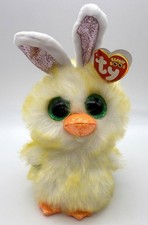 Ty Beanie Boos “Coop” the Yellow Chick w/ Bunny Ears 6” Easter Plush Toy 