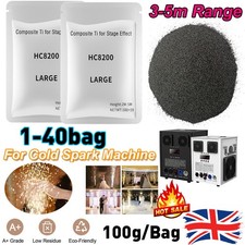 Indoor Or Outdoor Cold Spark Machine Ti Powder 100g bag 3-5M Range Stage Effect