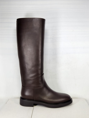 Size 8 (EU 38) Gianvito Rossi Milano Ascott Calf Moka Mocha Brown Knee High